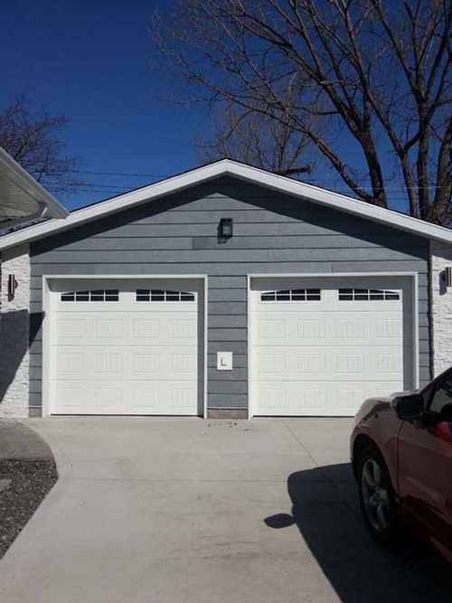 A fully-finished garage addition project