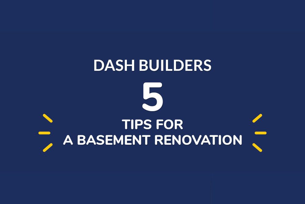Five Tips for Successful Basement Renovations