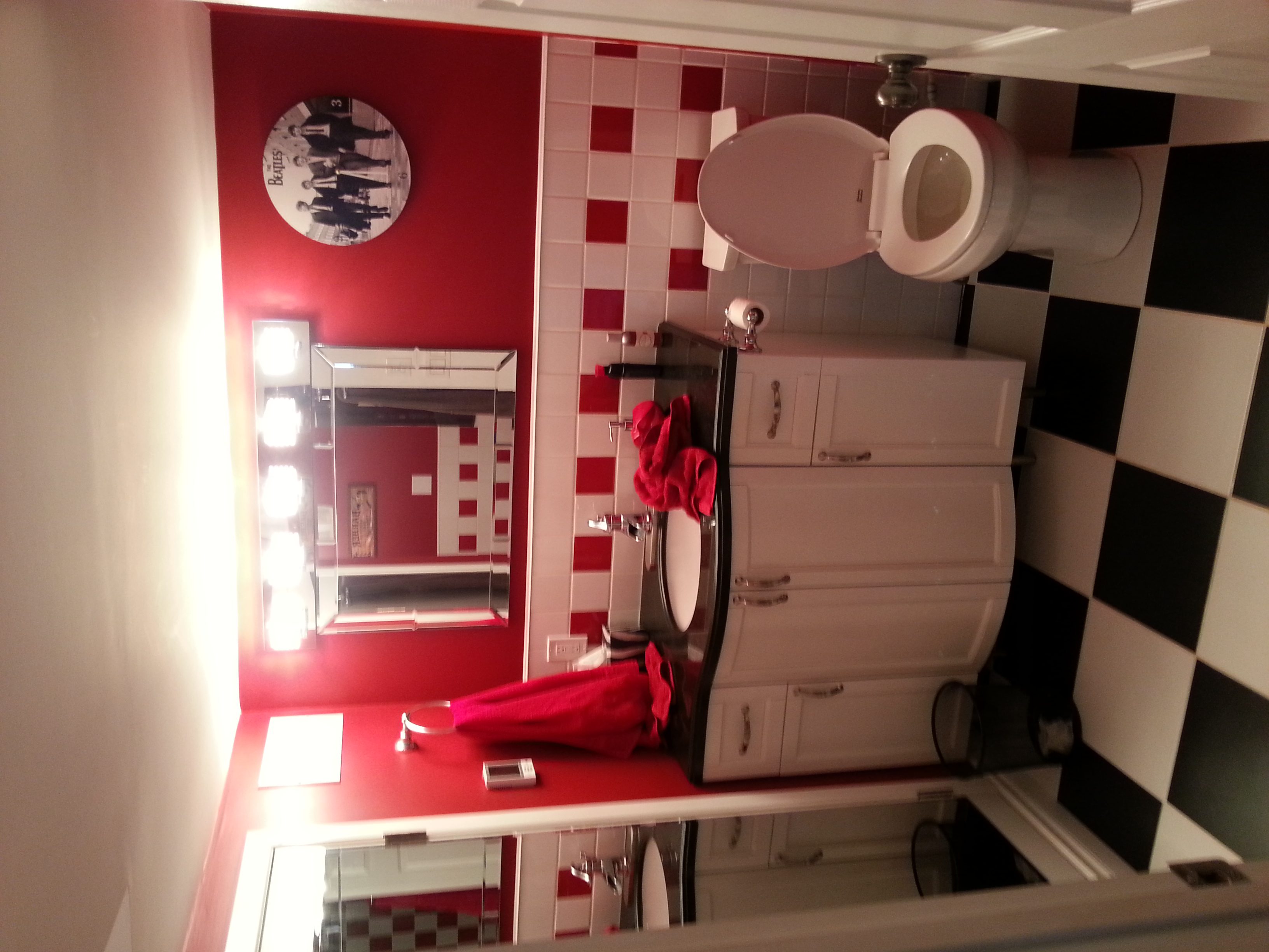 Sink for a 50\'s themed bathroom renovation