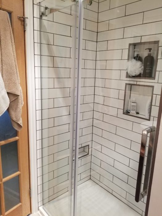 Beautiful tile pattern for a bathroom renovation project